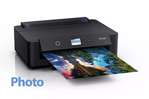 Imprimantes photo A3/A4 (Canon) et portable (Fujifilm)