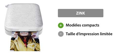 Points forts et points faibles de l'impression Zink